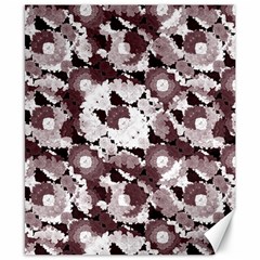 Ornate Modern Floral Canvas 8  X 10  by dflcprints