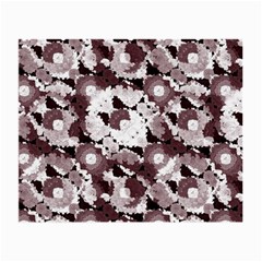 Ornate Modern Floral Small Glasses Cloth (2-side) by dflcprints