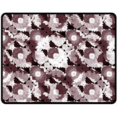 Ornate Modern Floral Fleece Blanket (medium) 