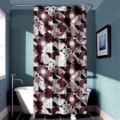 Ornate Modern Floral Shower Curtain 36  X 72  (stall) 