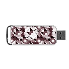 Ornate Modern Floral Portable Usb Flash (one Side)