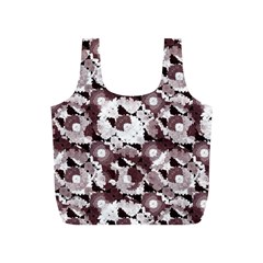 Ornate Modern Floral Full Print Recycle Bags (s)  by dflcprints