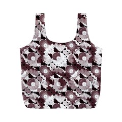 Ornate Modern Floral Full Print Recycle Bags (m) 