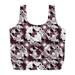 Ornate Modern Floral Full Print Recycle Bags (l) 