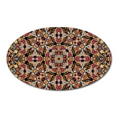 Boho Chic Oval Magnet by dflcprints