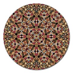 Boho Chic Magnet 5  (round) by dflcprints