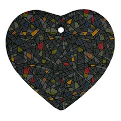 Abstract Reg Ornament (heart) 