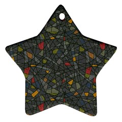 Abstract Reg Ornament (star) 