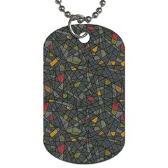 Abstract Reg Dog Tag (two Sides)