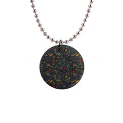 Abstract Reg Button Necklaces