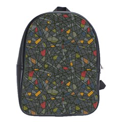 Abstract Reg School Bags(large)  by FunkyPatterns