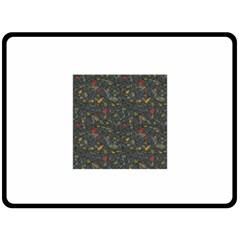 Abstract Reg Double Sided Fleece Blanket (large) 