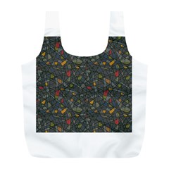 Abstract Reg Full Print Recycle Bags (l) 