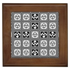 Black And White Framed Tiles