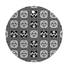 Black And White Ornament (round) 