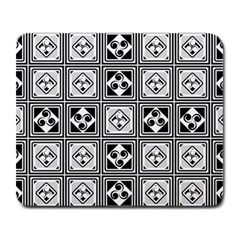 Black And White Large Mousepads