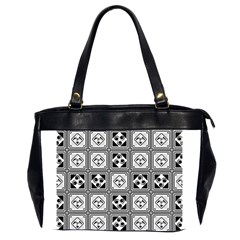 Black And White Office Handbags (2 Sides)  by FunkyPatterns