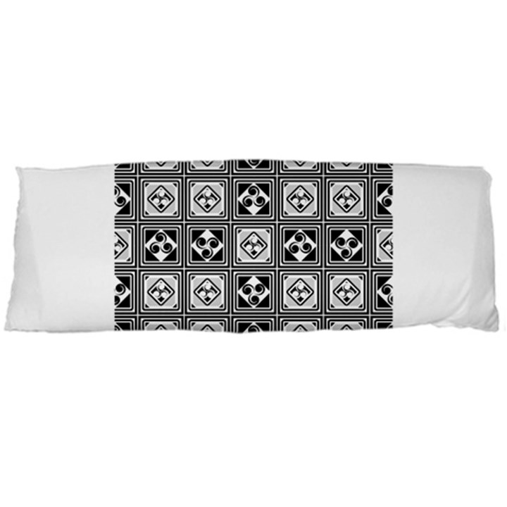 Black And White Body Pillow Case (Dakimakura)