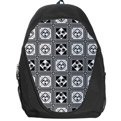 Black And White Backpack Bag