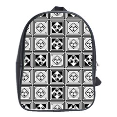 Black And White School Bags (xl) 