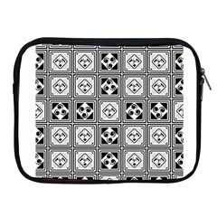 Black And White Apple Ipad 2/3/4 Zipper Cases by FunkyPatterns