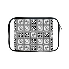 Black And White Apple Ipad Mini Zipper Cases by FunkyPatterns