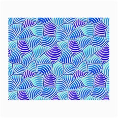 Blue And Purple Glowing Small Glasses Cloth