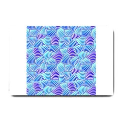 Blue And Purple Glowing Small Doormat 