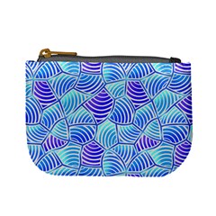 Blue And Purple Glowing Mini Coin Purses by FunkyPatterns