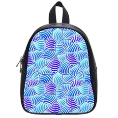 Blue And Purple Glowing School Bags (small) 