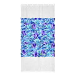 Blue And Purple Glowing Shower Curtain 36  X 72  (stall) 