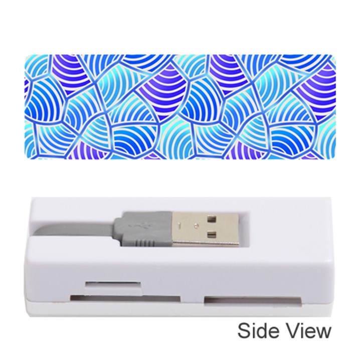 Blue And Purple Glowing Memory Card Reader (Stick) 