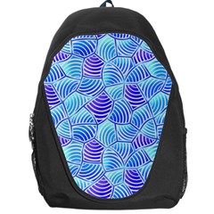 Blue And Purple Glowing Backpack Bag