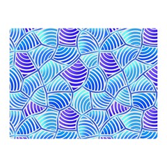 Blue And Purple Glowing Double Sided Flano Blanket (mini) 