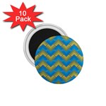 Blue And Yellow 1.75  Magnets (10 pack)  Front