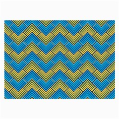 Blue And Yellow Large Glasses Cloth