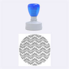 Blue And Yellow Rubber Round Stamps (medium)