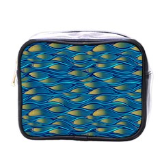 Blue Waves Mini Toiletries Bags