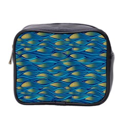 Blue Waves Mini Toiletries Bag 2-side