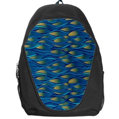 Blue Waves Backpack Bag