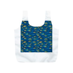 Blue Waves Full Print Recycle Bags (s) 