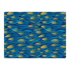 Blue Waves Double Sided Flano Blanket (mini) 