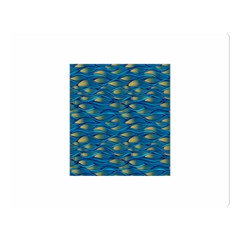 Blue Waves Double Sided Flano Blanket (large) 