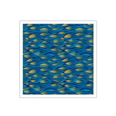 Blue Waves Satin Bandana Scarf by FunkyPatterns