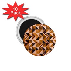 Brown Tiles 1 75  Magnets (10 Pack)  by FunkyPatterns