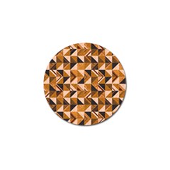 Brown Tiles Golf Ball Marker