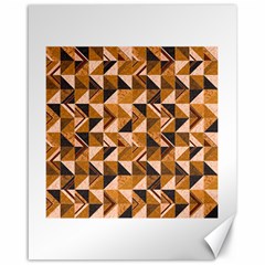 Brown Tiles Canvas 16  X 20   by FunkyPatterns