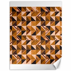 Brown Tiles Canvas 36  X 48   by FunkyPatterns