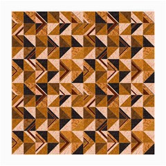 Brown Tiles Medium Glasses Cloth (2-side) by FunkyPatterns