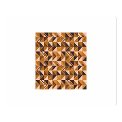 Brown Tiles Double Sided Flano Blanket (large) 